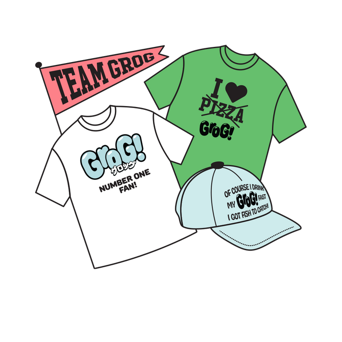 Shop Grog merchandise and apparel