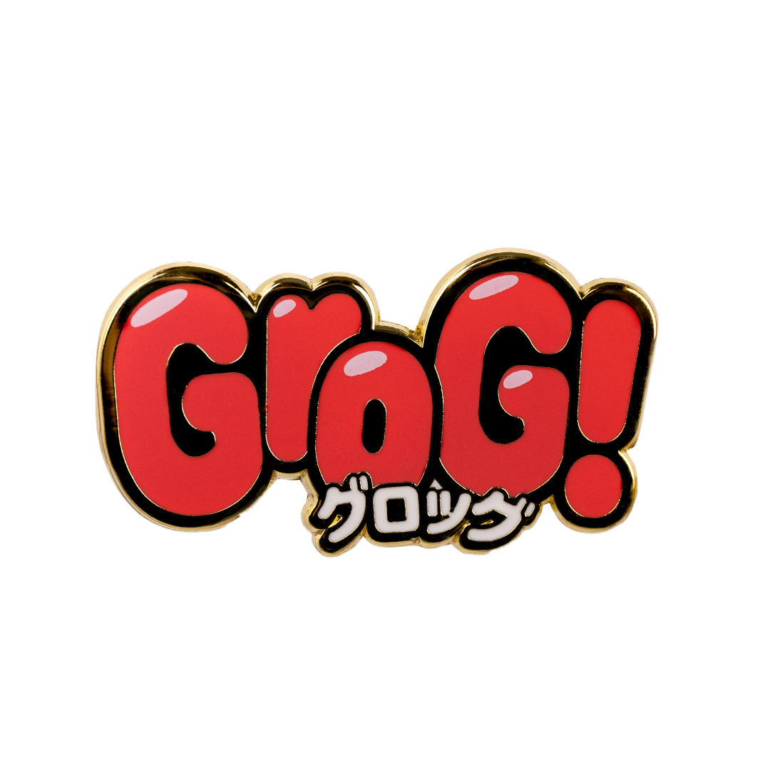 Peach Logo Pin