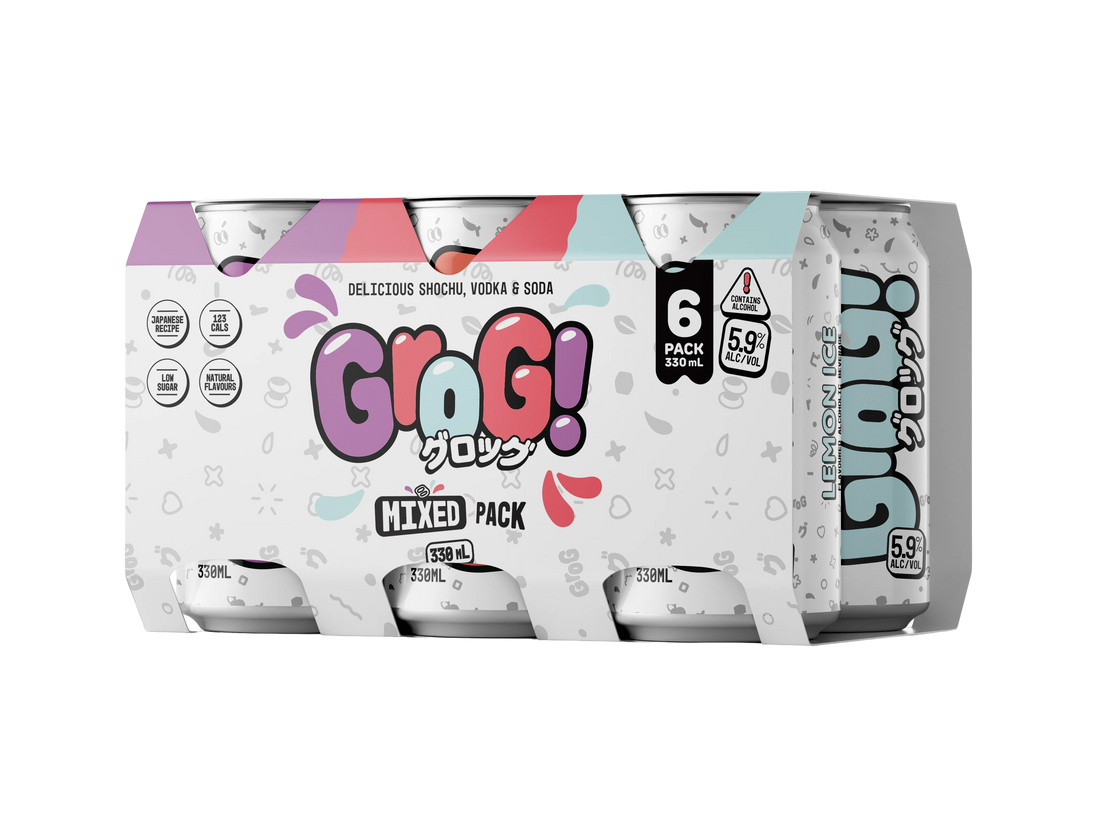 render of the grog mixed 6 pack