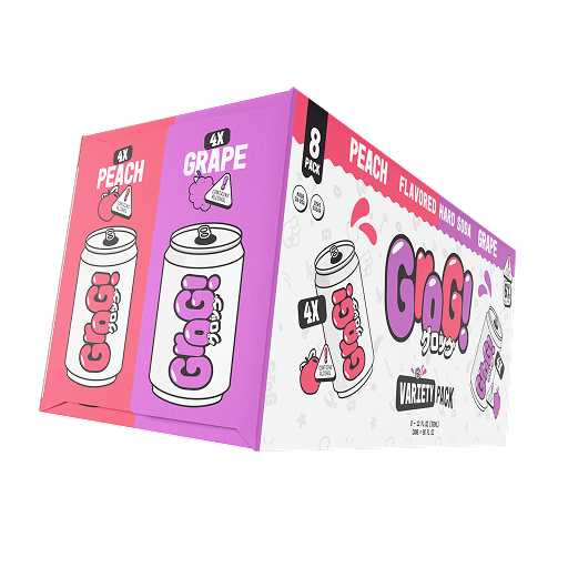 Grog Variety Pack Hard Japanese Soda Box – 6% ABV, 12oz, zero added sugar